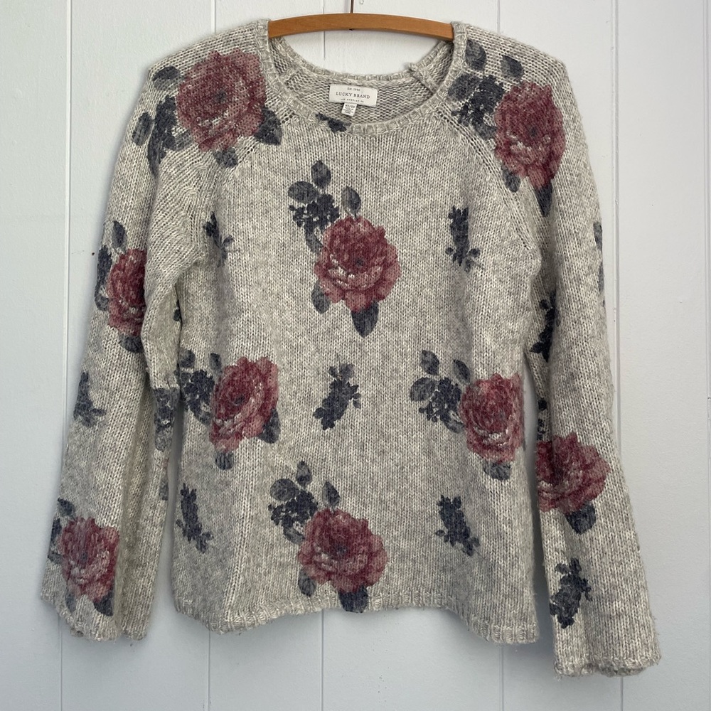Lucky Brand Floral Sweater